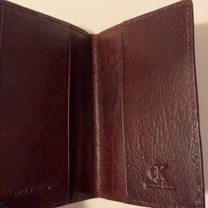 Calvin Klein genuine leather card holder